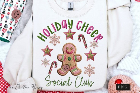 Faux Embroidery Christmas Social Club Review