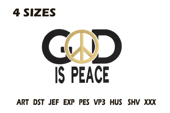 God is Peace Embroidery: A Designer’s Craft Fair Review