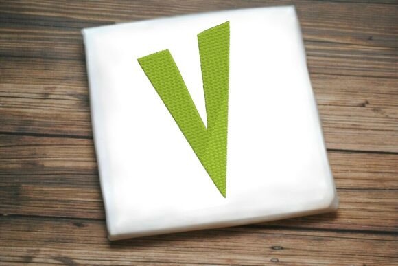Review: Alphabet Letter V Machine Embroidery Design