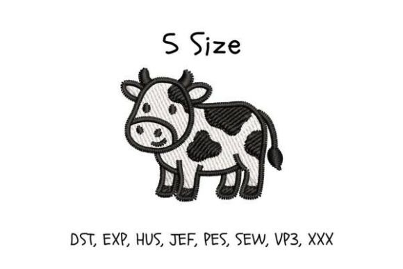 Review: Baby Cow Embroidery Design for Small Business Merch