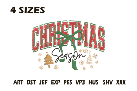 Review: Christmas Season Bow Embroidery Design