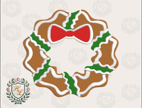 Review: Gingerbread Wreath Embroidery Files