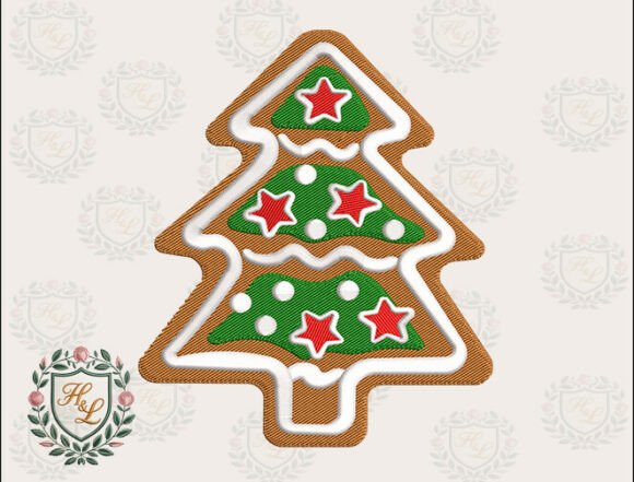 Review: Gingerbread Xmas Tree Embroidery Files