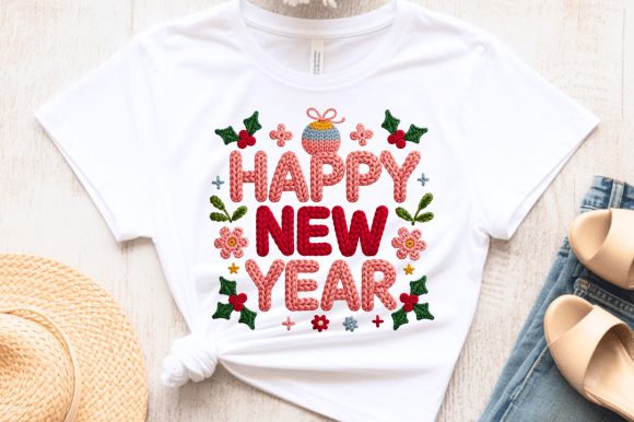 Review: Happy New Year Knitted Embroidery PNG for Boutiques