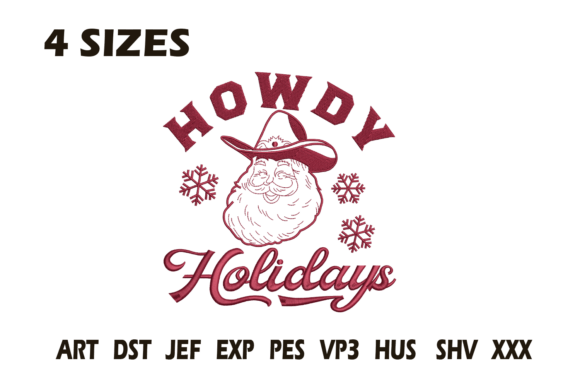 Review: Howdy Holidays Cowboy Santa Embroidery