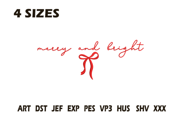 Review: Merry and Bright Script Embroidery
