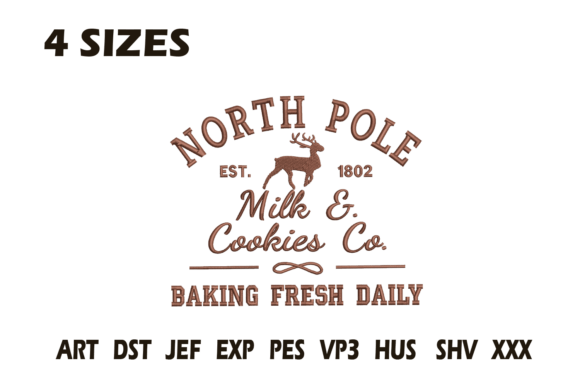 Review: North Pole Milk Cookies Embroidery