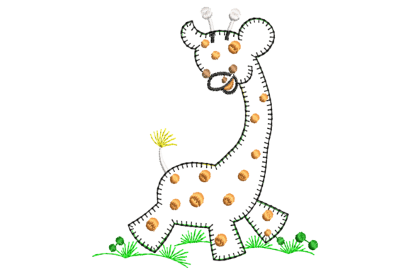 Review: Patchwork Giraffe Embroidery Design