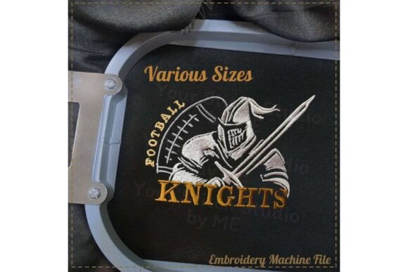 Reviewing Knights Football Embroidery Design