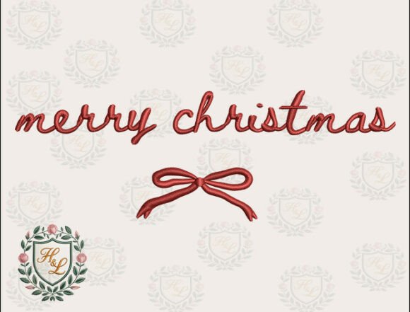 Reviewing Merry Bow Christmas Embroidery Files
