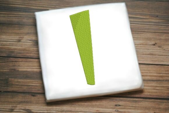 Reviewing the Alphabet Letter I Machine Embroidery Design