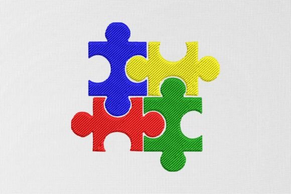 Reviewing the Autism Puzzle Embroidery Design for Handmade Gifts