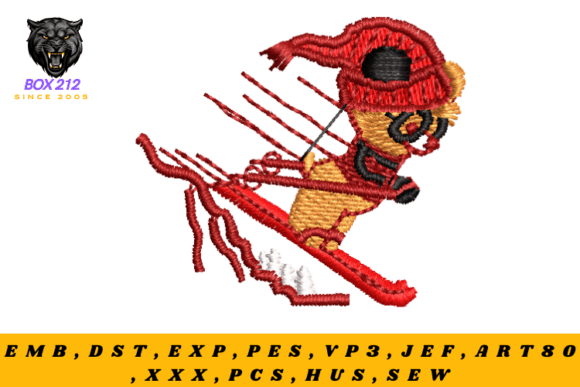 Reviewing the Ice Skater Embroidery Design