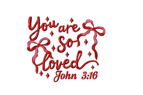 Reviewing You Are so Loved Embroidery Design